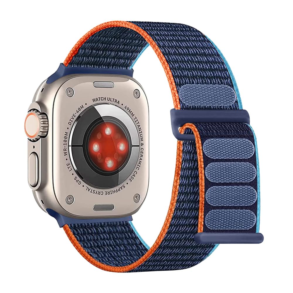 KOZRFEYA Cinturino Trail Loop Compatibile con Apple Watch Ultra 49mm/46mm/45mm/44mm/42mm/41mm/40mm/38mm, Cinturino Sport Loop Compatibile con iWatch Ultra 2/Series 10/9/8/7/6/5/4/3/2/1/SE