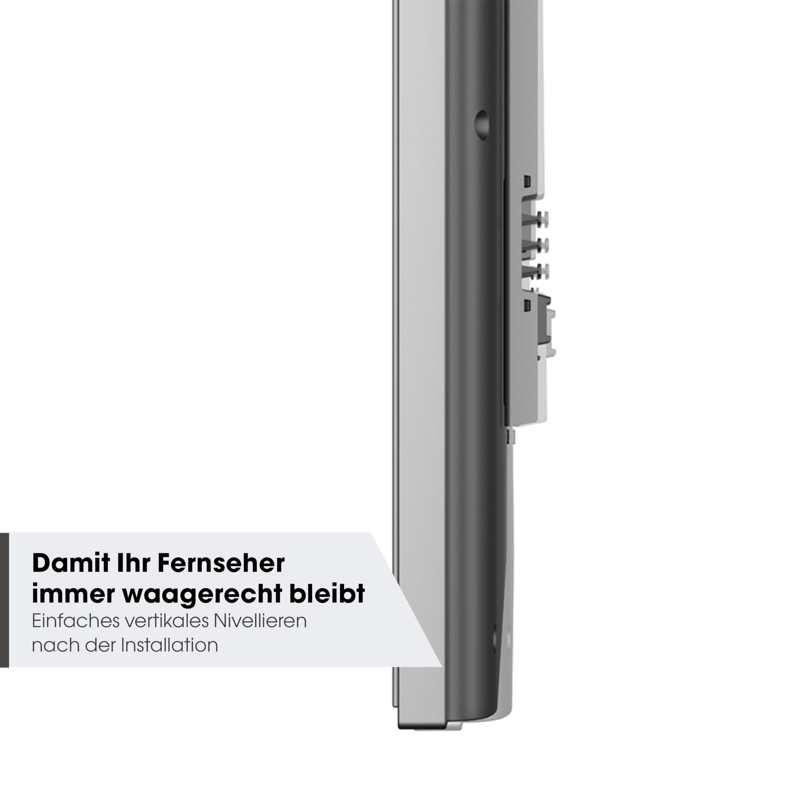 Vogel's TVM 5407 Ultraflache Feste TV-Wandhalterung fur 32-77 Zoll TVs | Nur 1,5 cm Wandabstand, 75 kg Tragkraft, TÜV-geprüft, Bis VESA 400x400, Sicheres ClickLoc-Einrastsystem, Inkl. Fischer-Dübel