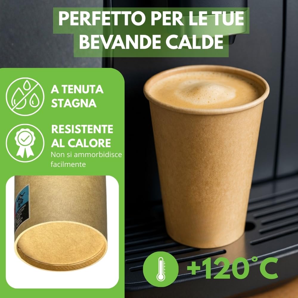 COVR Bicchieri in Carta Kraft (33cl - 12oz / 1000 unità)