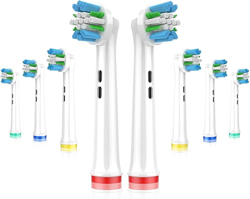 Cabezales de repuesto para cepillos de dientes eléctricos Oral B Braun, 8 piezas, repuesto para vitalidad, para Triumph Professional Care, para Pro
