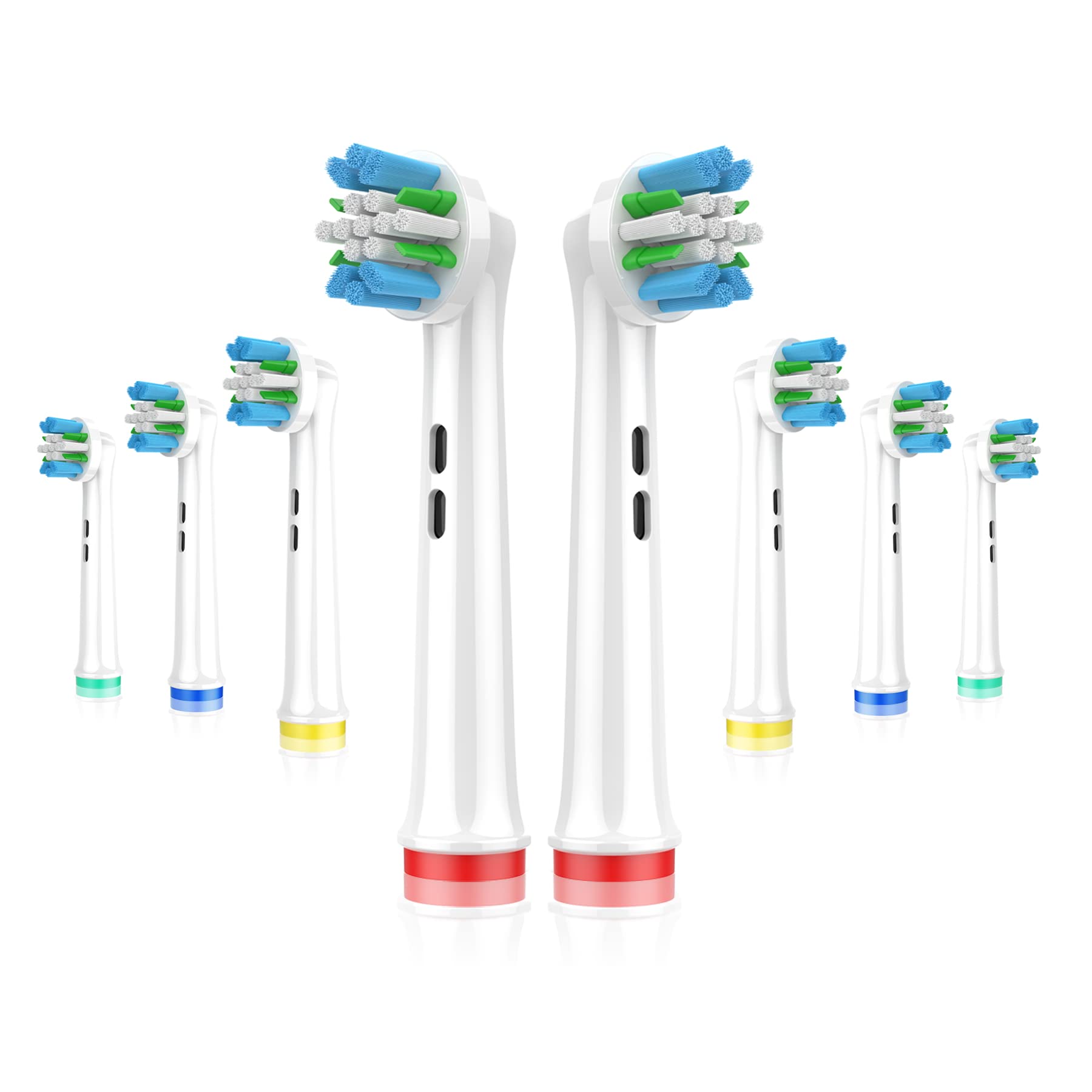 Replacement Toothbrush Heads Fit for Oral B Braun Electric Toothbrushes 8PCS Repuesto for Vitality for Triumph Professional Care