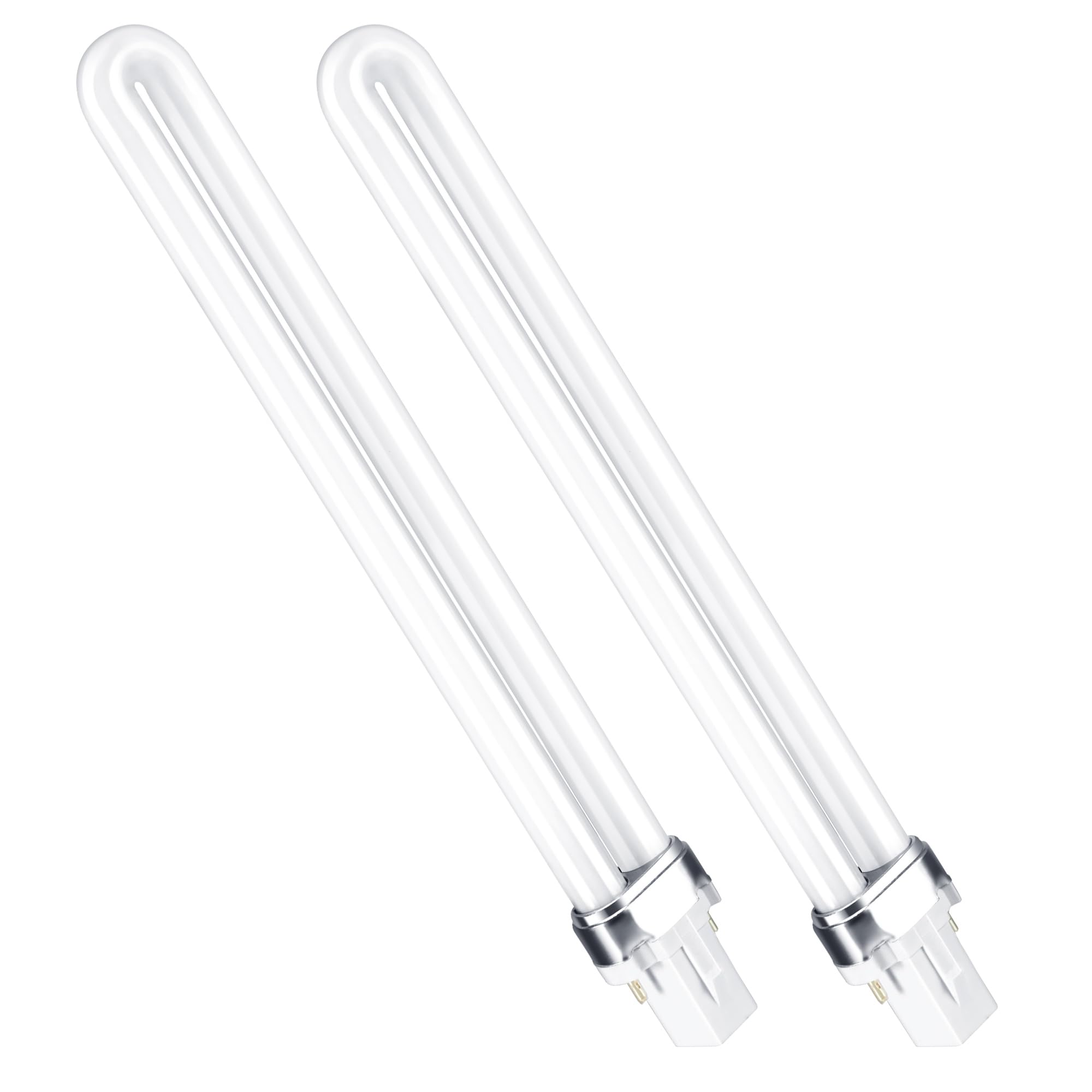 worahroe 11W Kompaktleuchtstofflampe 2 Polig, Weiß Licht 6500K U-Förmige Röhre CFL Energiesparlampe, Leuchtstoffröhren 900 LM Anwendbar für Wohnzimmer, Schlafzimmer, Flur, Nicht Dimmbar (2 Stück)