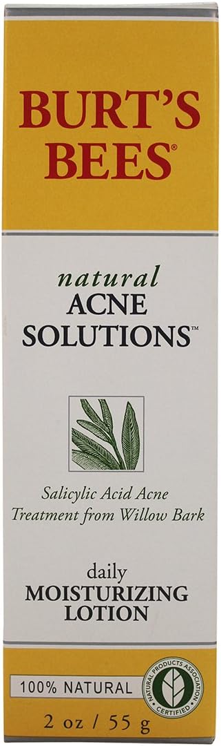 Burt's Bees Natural Acne Solutions Daily Moisturizing Lotion 2 oz (Pack of 2)