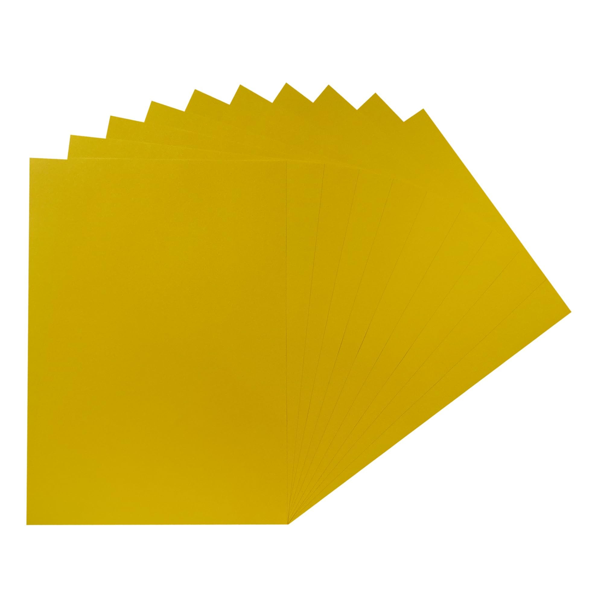 Janrax Yellow Pack Of 100 A4 Coloured Paper 75Gsm Sheets