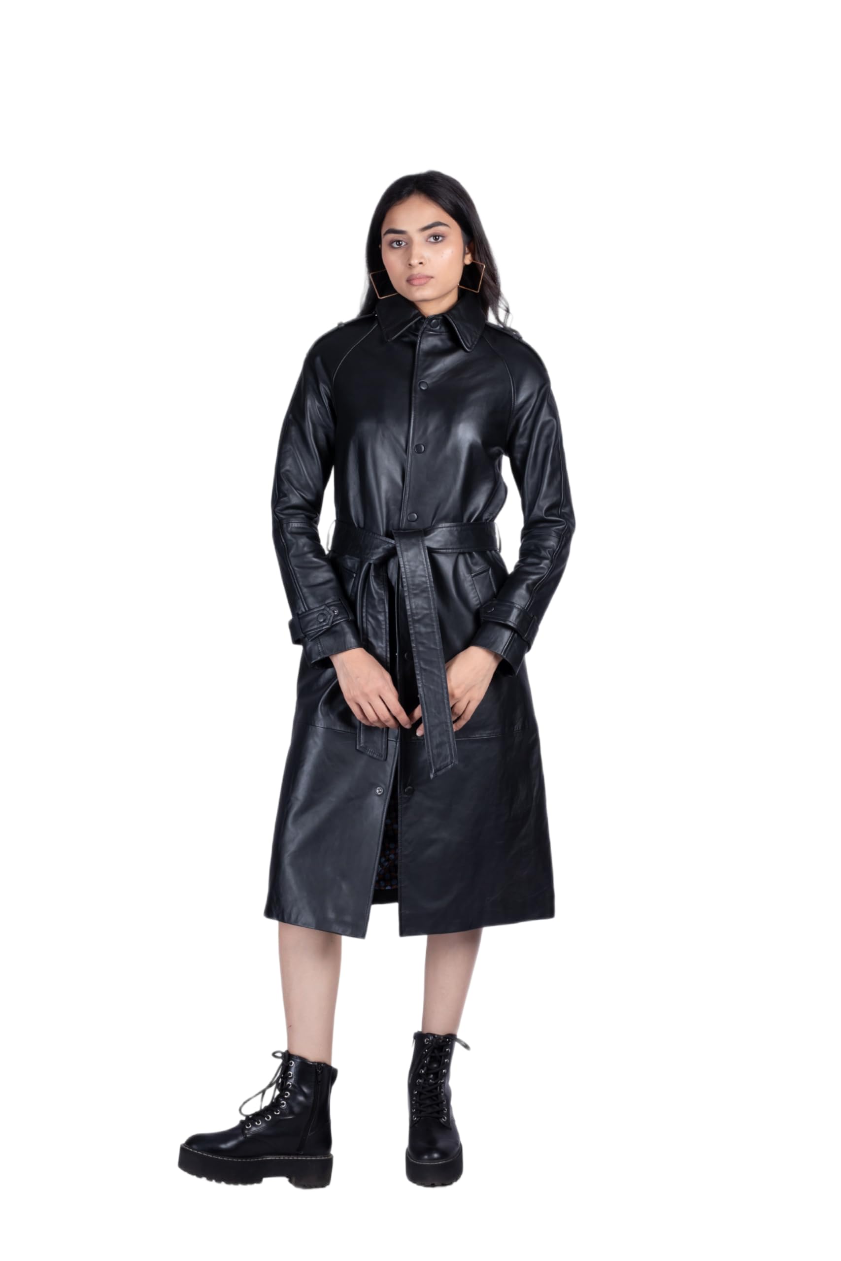 hue & hide LADIES GENUINE LEATHER LONG COAT-picture-23