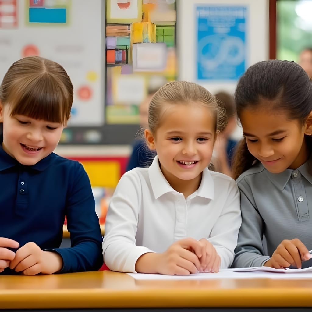 INGEAR Girls Long Sleeve Polo Shirt 2-Pack - School Uniform, Golf, Casual Wear, Moisture-Wicking, Sizes 4-16 - Image 3