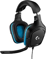 Káblový herný headset Logitech G432, 7.1 surround – čierny 1
