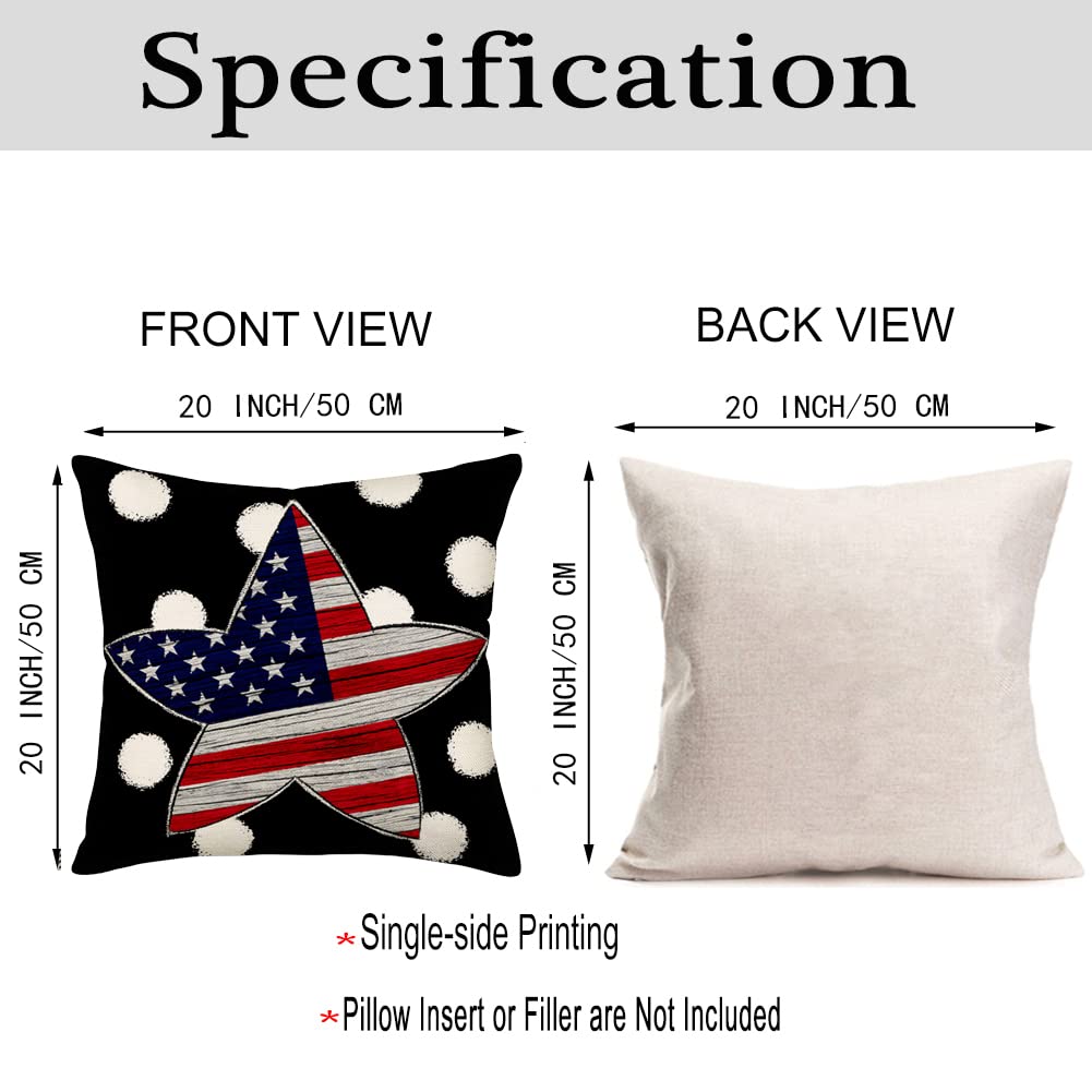 Amazon.co.jp: Smilyard アメリカ国旗クッションカバー 20x20インチ