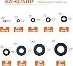 760-Pcs [9 Tailles] Kit d'assortiment de matériel en acier plat en alliage de zinc noir - M2 M2.5 M3 M4 M5 M6 M8 M10 M12