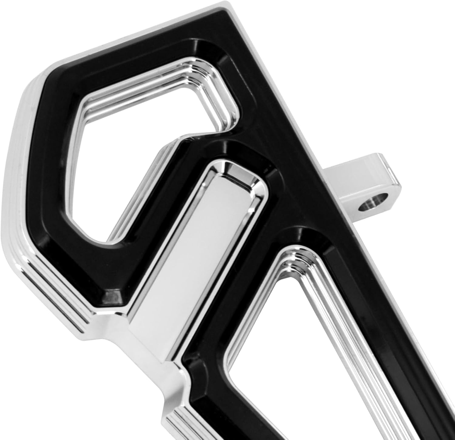 HDBUBALUS Motorcycle Passenger Footboard Rear Floorboard Foot Pegs Fit For Harley Touring Road King Electra Glide Street Glide Road Glide Dyna Chrome