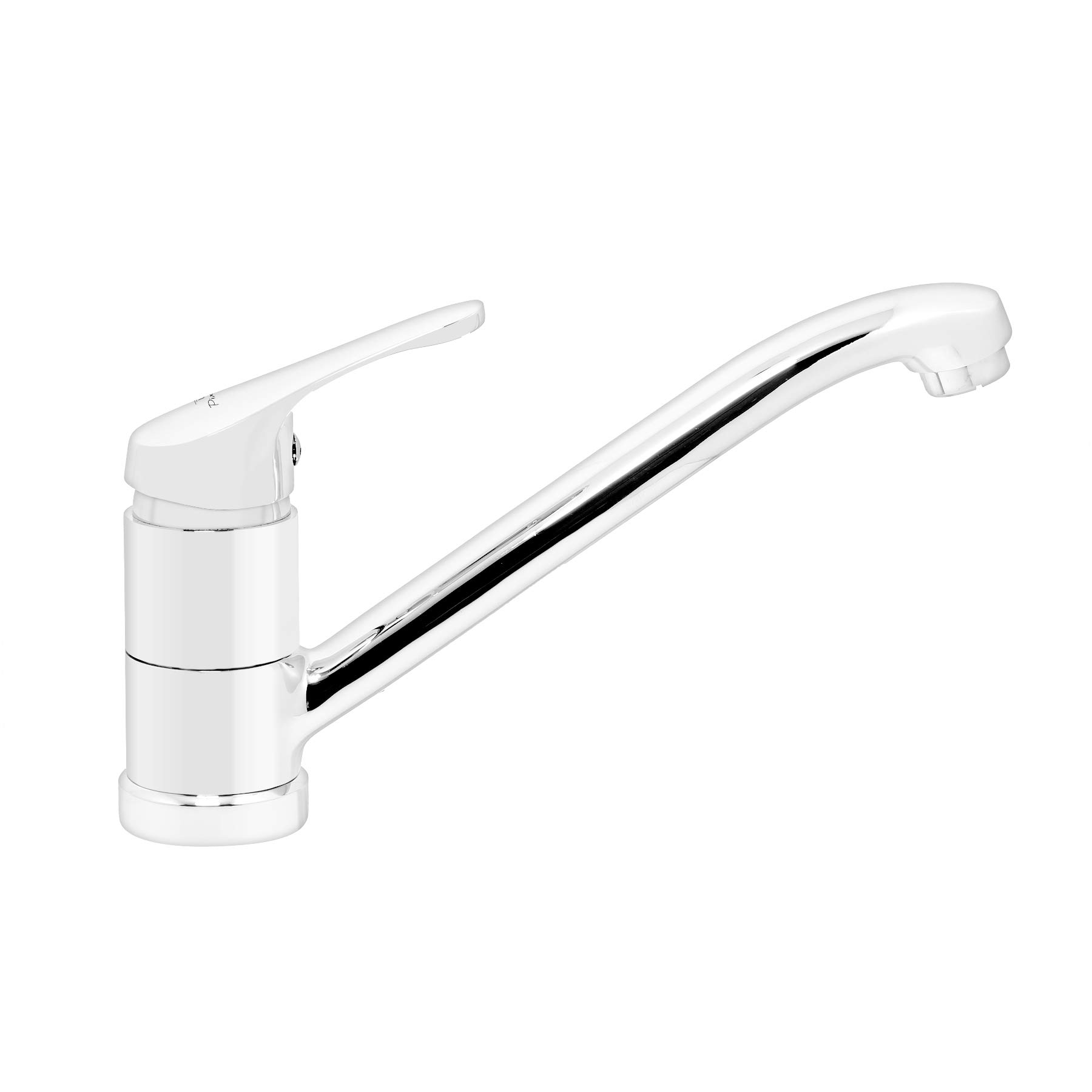 Pixaflo Infix Brass Single Lever Table Mounted Sink Mixer with Swinging Spout and 450 mm Long Braided Hoses (Chrome) (B07YYJC6MW) Amazon Price History, Amazon Price Tracker
