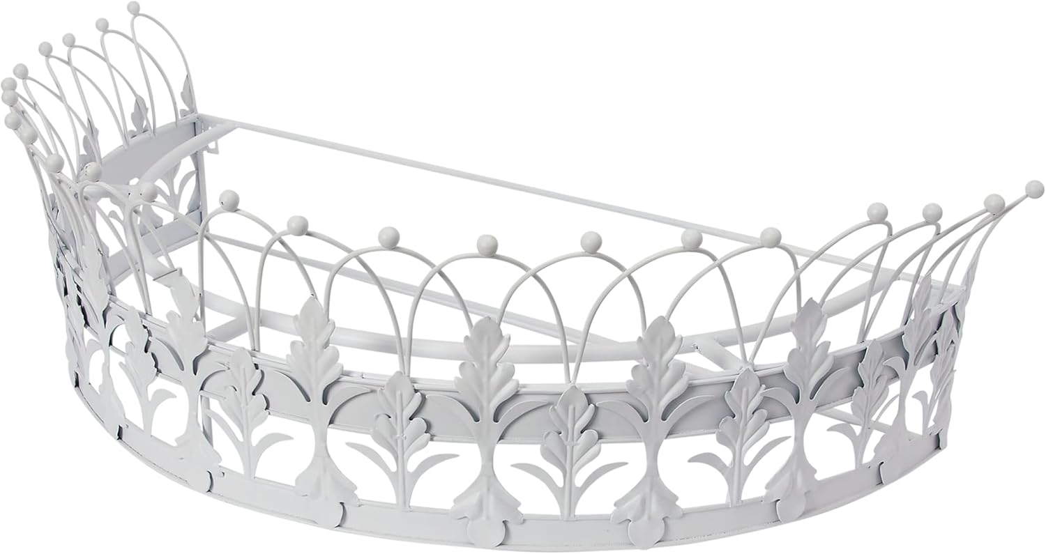 Creative Co-Op Decorative Metal Curtain or Canopy Crown
