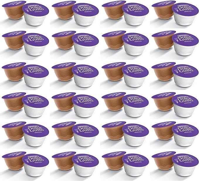 Buy 10,20,30,50,80 & 100 Compatible With Dolce Gusto Coffee Pods(NOT DRINKS): Mocha - SOLD LOOSE