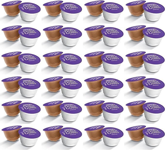 Buy 10,20,30,50,80 & 100 Compatible With Dolce Gusto Coffee Pods(NOT DRINKS): Mocha - SOLD LOOSE