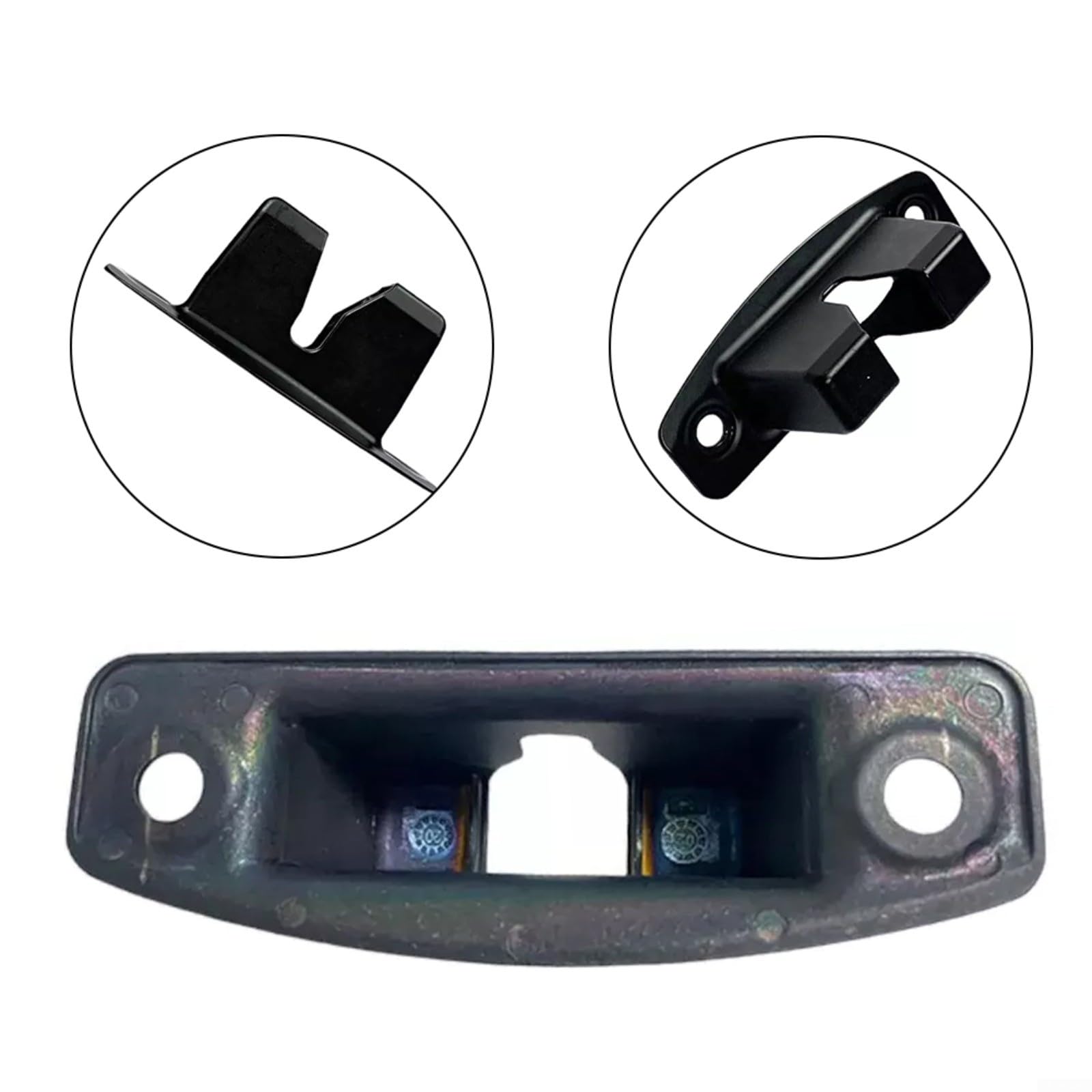 Couvercle de loquet inférieur de porte arrière, pour Tesla Model X 2016-2021, remplacement direct 1054149-00-G, noir