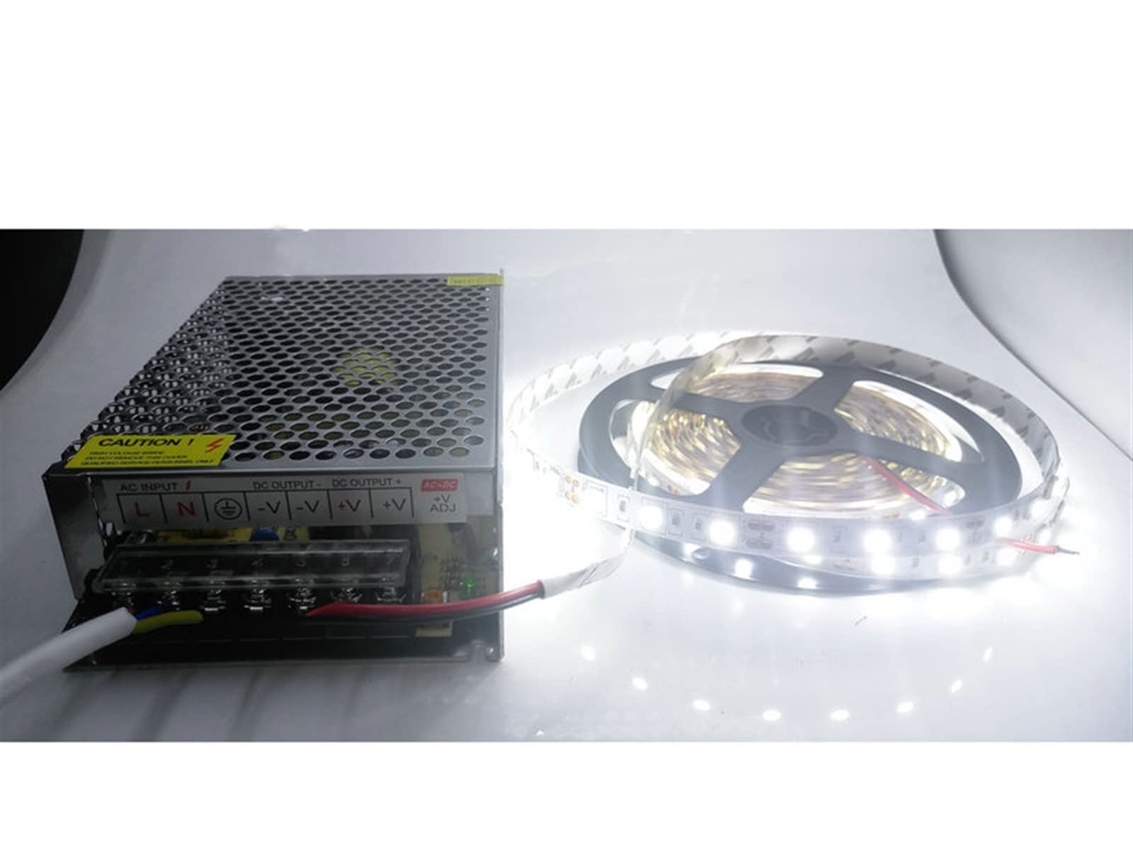 Fuente de alimentación LED DC 12V Tira de LED Transformador Interruptor Controlador 1A 2A 3A 5A 10A 16.5A 20A 30A AC110V/220V Adaptador for luz LED CCTV (Size : 12V 30A)