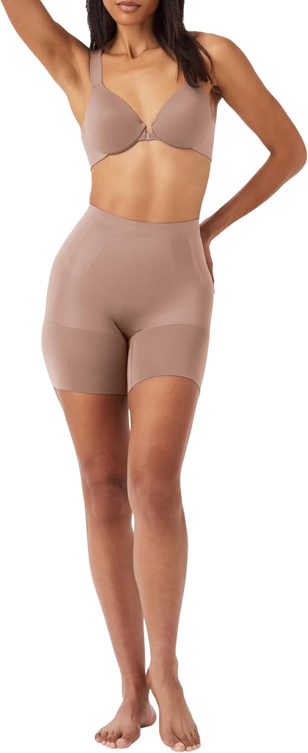 SPANX SPANXsculpt OnCore Mid-Thigh Short - Powerful Sculpting Body Shaper - Comfortable Shapewear for Women
