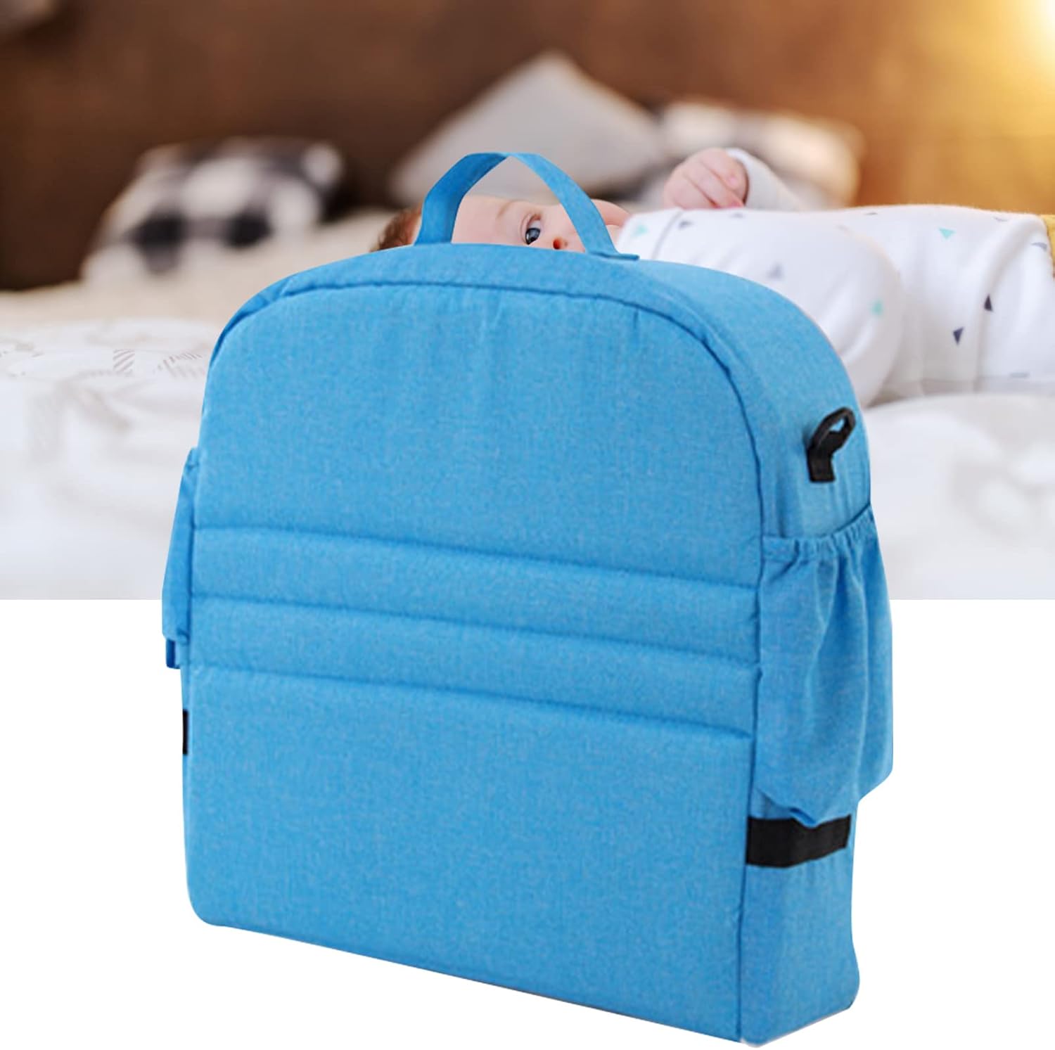 VINGVO Travel Bassinet, Multifunctional Foldable Baby Crib Portable Bassinet Baby Bassinet Portable Detachable Travel Baby Bed for Outdoor Travel