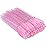 G2PLUS 100PCS Eyelash Mascara Brushes, Disposable Lash Spoolies, Crystal Mascara Wands Makeup Kits for Eyelash Extensions and Eyebrow (Pink)