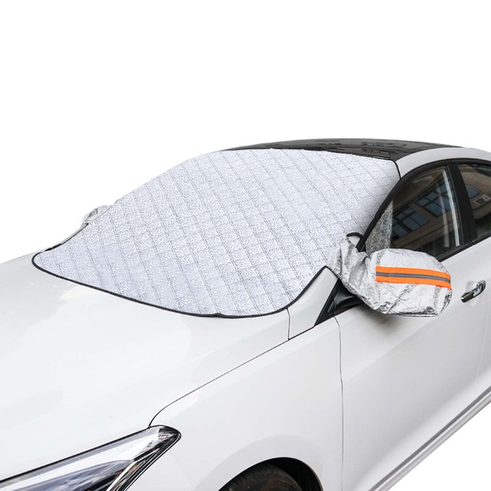 Car Front Windshield Thickened Sunshade with Side Mirror Cover, Anti-Frost  Anti-Freeze Snow Cover for Front Window of Car SUV Truck. (145mm Wide) :  Amazon.in: Car & Motorbike