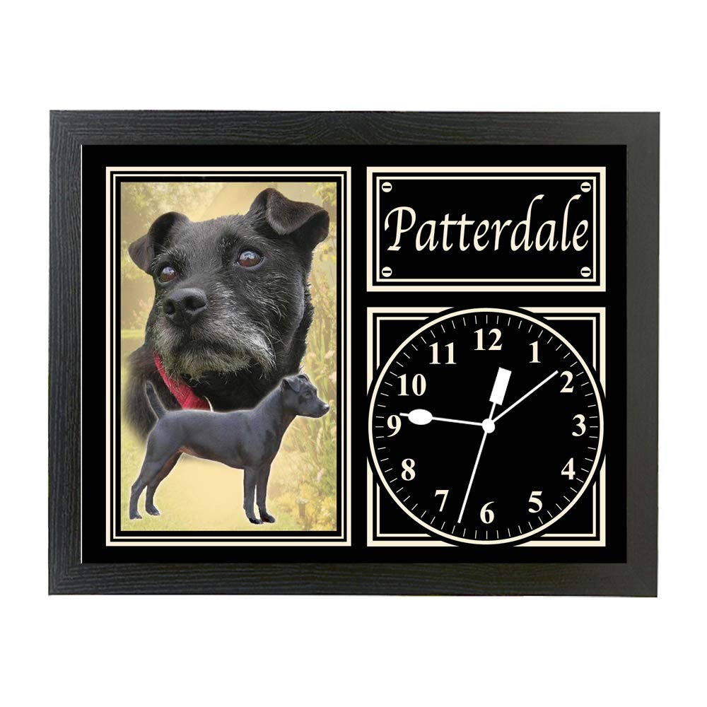 Personalised Gift Products Patterdale Dog Breed Gift Clock