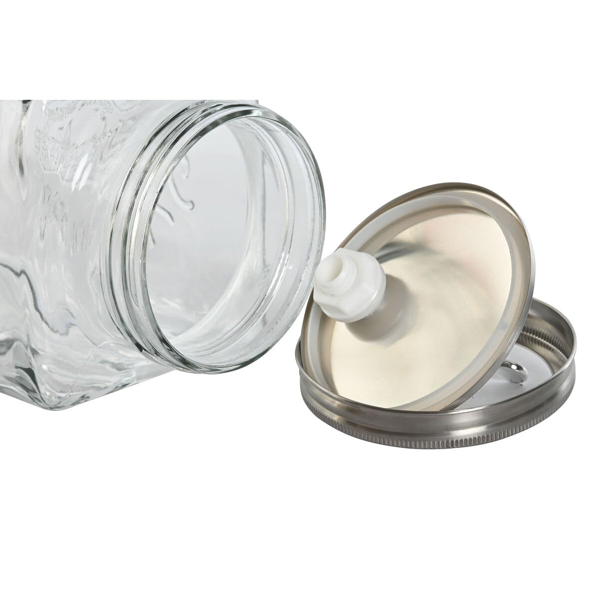 Distributeur d'eau translucide ESPRIT en métal et cristal, 13 x 13,5 x Distributeur d'eau translucide ESPRIT en métal et cristal, 13 x 13,5 x