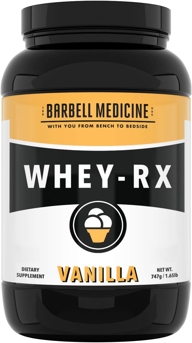 Barbell Medicine - Whey Protein Isolate Powder with BCAA (Vanilla)
