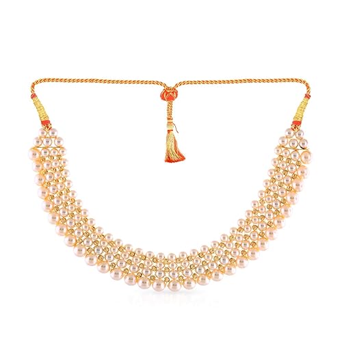 22 KT (916) purity Yellow Gold Malabar Gold Necklace NKPJTH014_Y_20 for Women