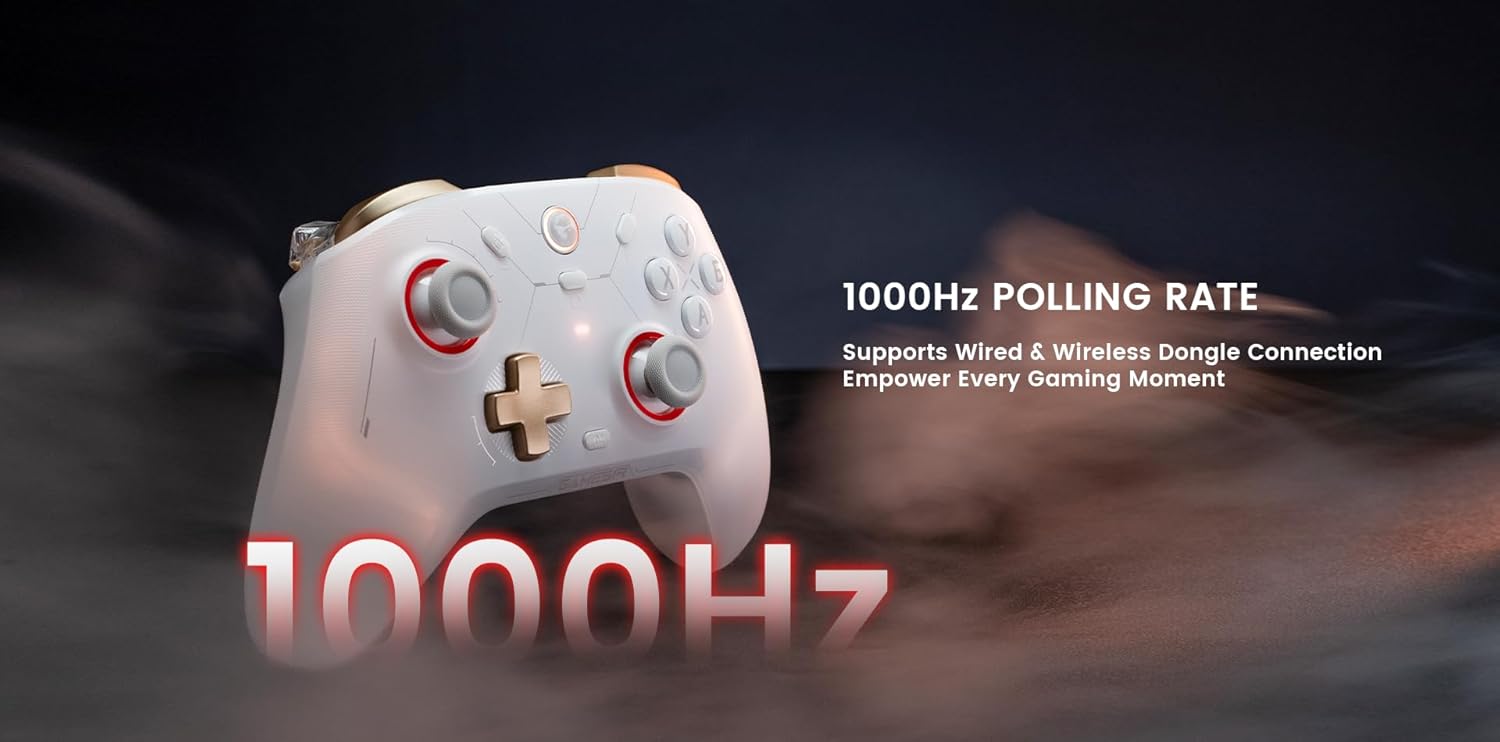 GameSir G7 SE Officially Licensed Xbox One Controller With Hall Effect Sticks for Windows 10/11, Xbox One, Xbox Series X/S, PC Gamepad with 3.5mm Earphone Port, Programmable Back Button