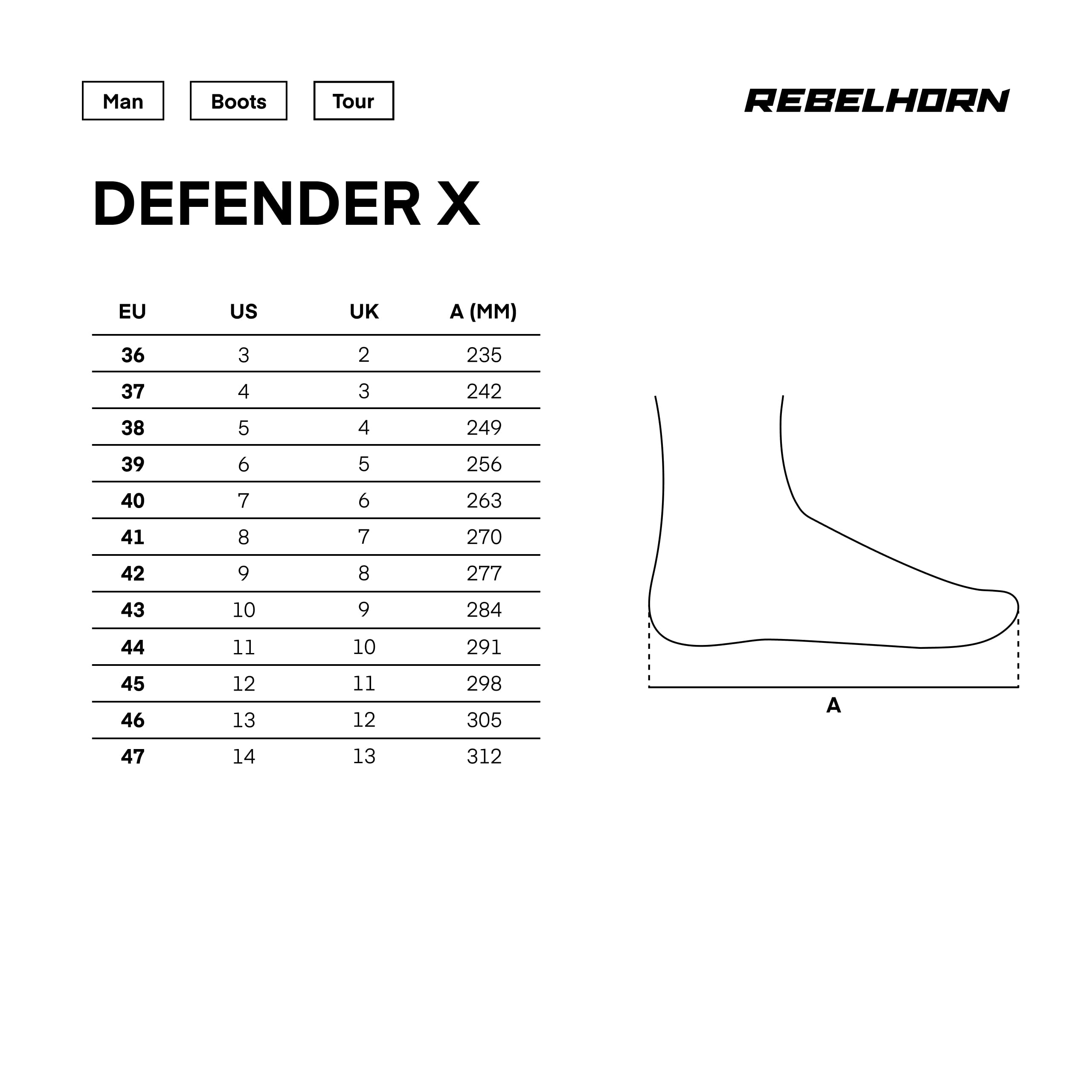 REBELHORN Defender X Botas de Moto Hombre y Mujer | Cuero | Protectores de Tobillo | ATOP Cordones rápidos | Membrana Sympatex | Suela Vibram | Tallas hasta 47
