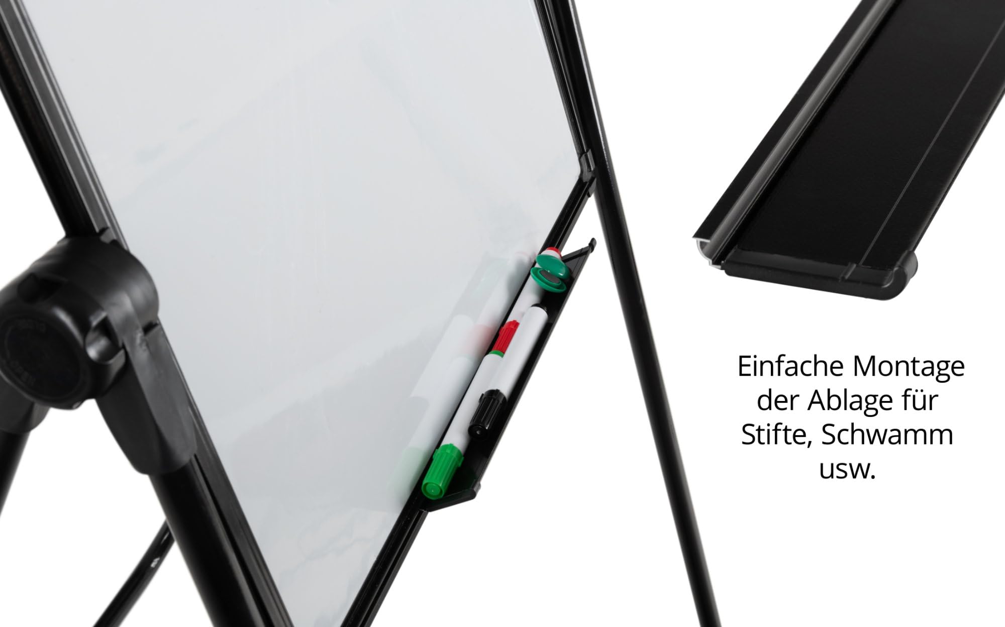 Stagecaptain WBB-9060 Whiteboard, Beidseitig beschreibbar, Abwischbar