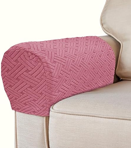 Miniatura 9 de 2 fundas para brazos de sofá, protector elástico de poliéster para sillón, protector de muebles resistente a los arañazos, protector de reposabrazos