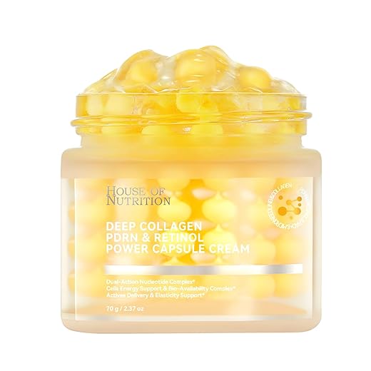 Deep Collagen Capsule Cream with PDRN & Retinol – Microneedling Anti-Aging Face Moisturizer for Firmness, Wrinkle Care & Elasticity Support,2.37 fl.oz