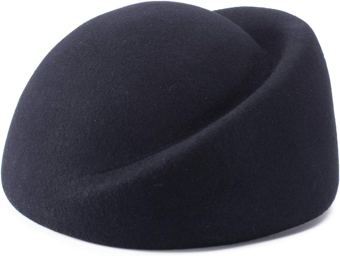 Lawliet Wool Air Hostesses Pillbox Hat Millinery Making Circle Fascinator Hats for Women
