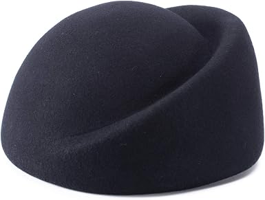 Wool Hostess Pillbox Hat Millinery 