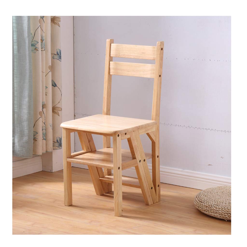 Chaise d'échelle pour home library en bois de qualité avec 4 niveaux