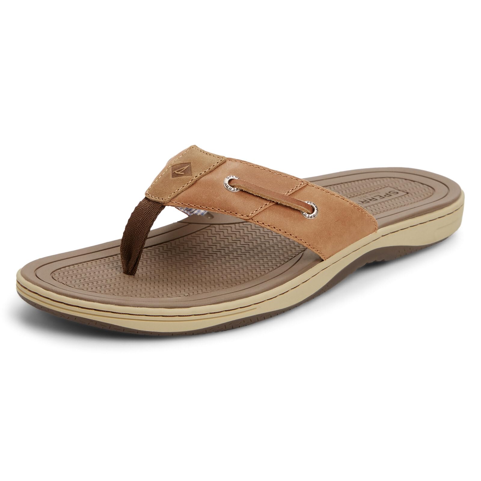 Sperry Men's Baitfish Leather Flip Flop Sandal