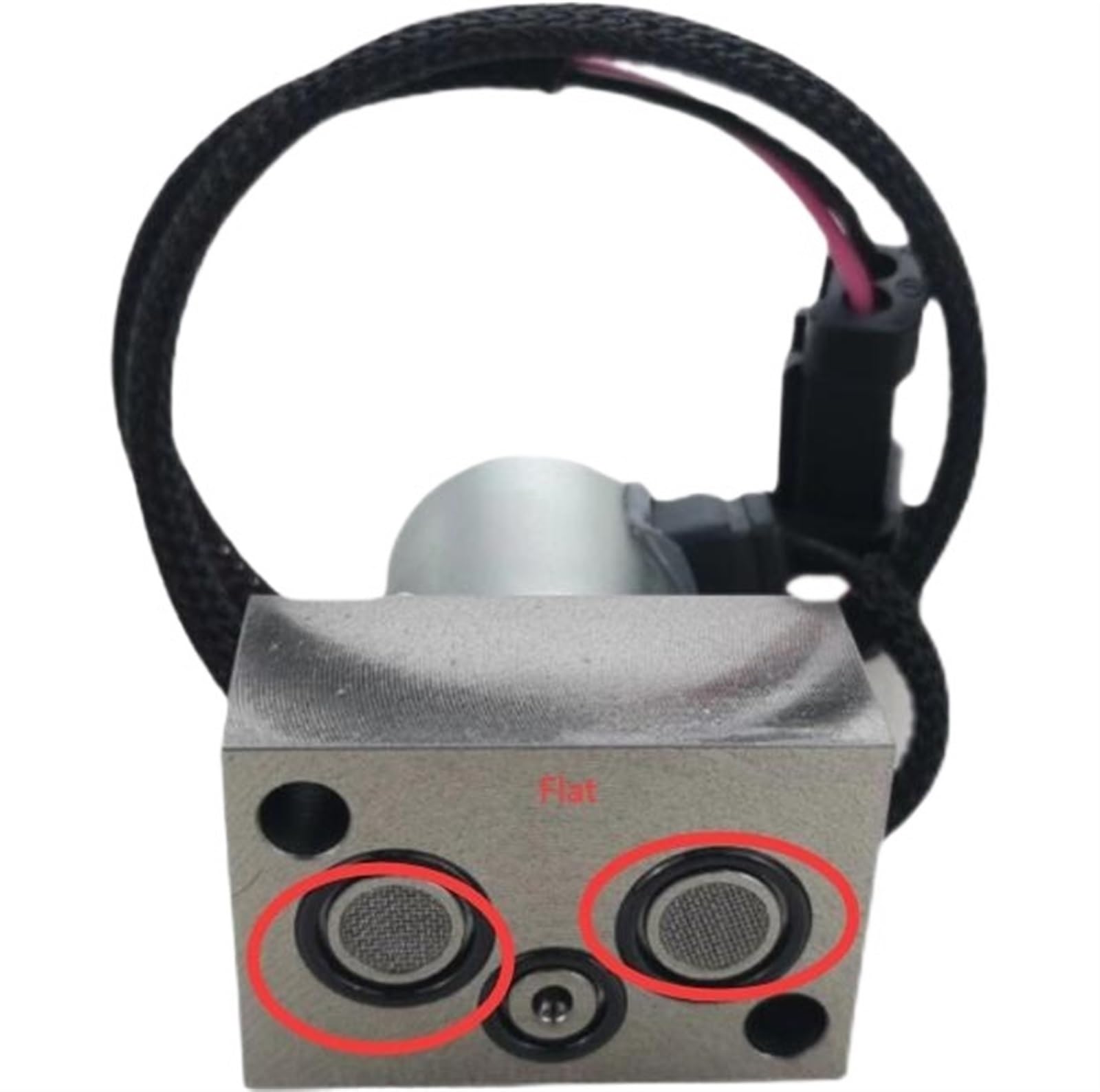 702-21-57400 702-21-57500 702-21-60700 for PC200-7 PC220-7 PC300-7 Excavator Pilot Valve Hydraulic Pump Solenoid Valve(2 Hole Flat)