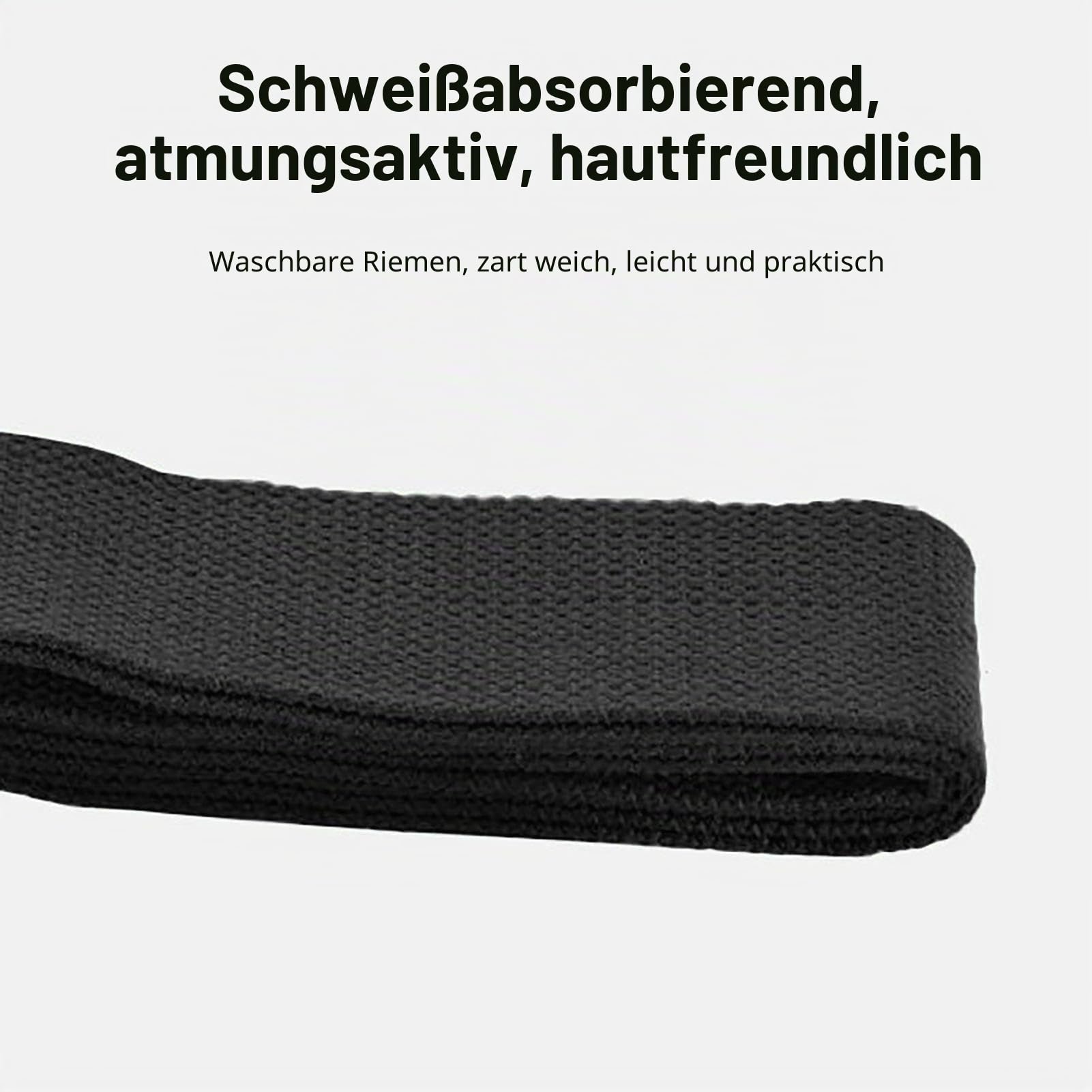 Yogamatten-Tragegurt – Yogamatten-Trageriemen, rutschfestes Stretchband, verstellbar, Mattenhalter, Mehrzweck-Yogamatten-Tragegurt für Yogamatte, Schwarz , 21.65x0.98 inches