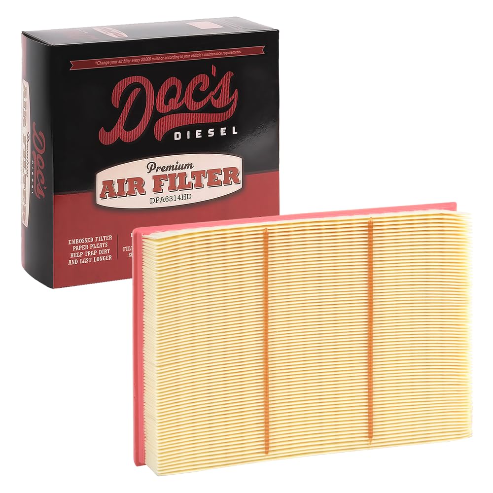 - Doc's Diesel Engine Air Filter DPA10564 | Compatible with Nissan Titan XD 5.0L Cummins 2016-2019 | Replaces 16546-EZ40A
