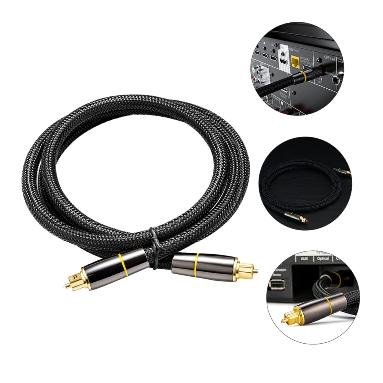 Cavo Audio Ottico da 10 M con Rivestimento Protettivo per Trasmissione