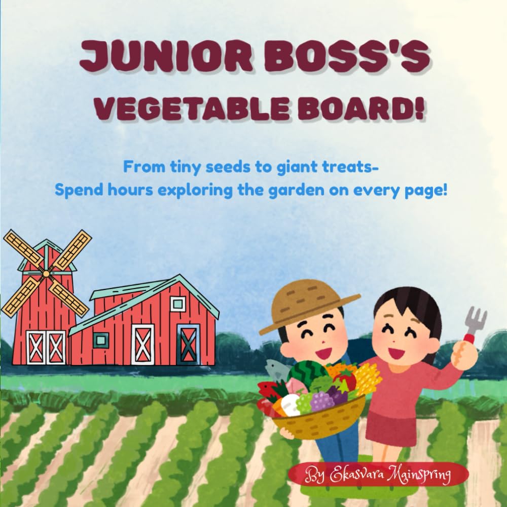 Junior Boss's Vegetable Board!: Spend hours exploring the garden on every page!