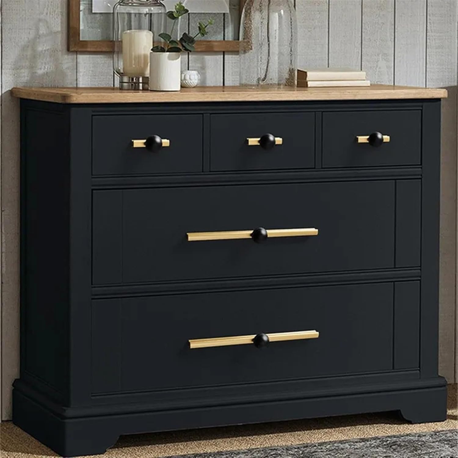 Creative Light Luxury Zinc Alloy and Aluminum Alloy Cabinet Door Handles Drawer Door Pulls Furniture Hardware 2Pcs(5252-320mm)