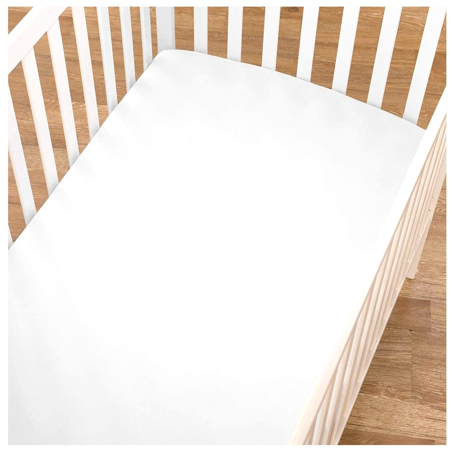 Cot Fitted Sheets 120 x 60cm | Bedding For Cot bed | Soft Baby Sheets For Standard Crib and Toddler Mattresses Fully Elasticated Skirt Breathable Easy Care