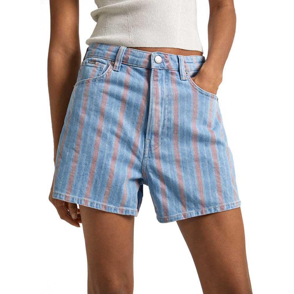 Pepe Jeans A- Line Short Uhw Stripe Shorts para Mujer