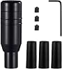 WINOMO Automatic Car Stick Shift Knob Cover Lever Universal Fit Black, Random Color of Screws