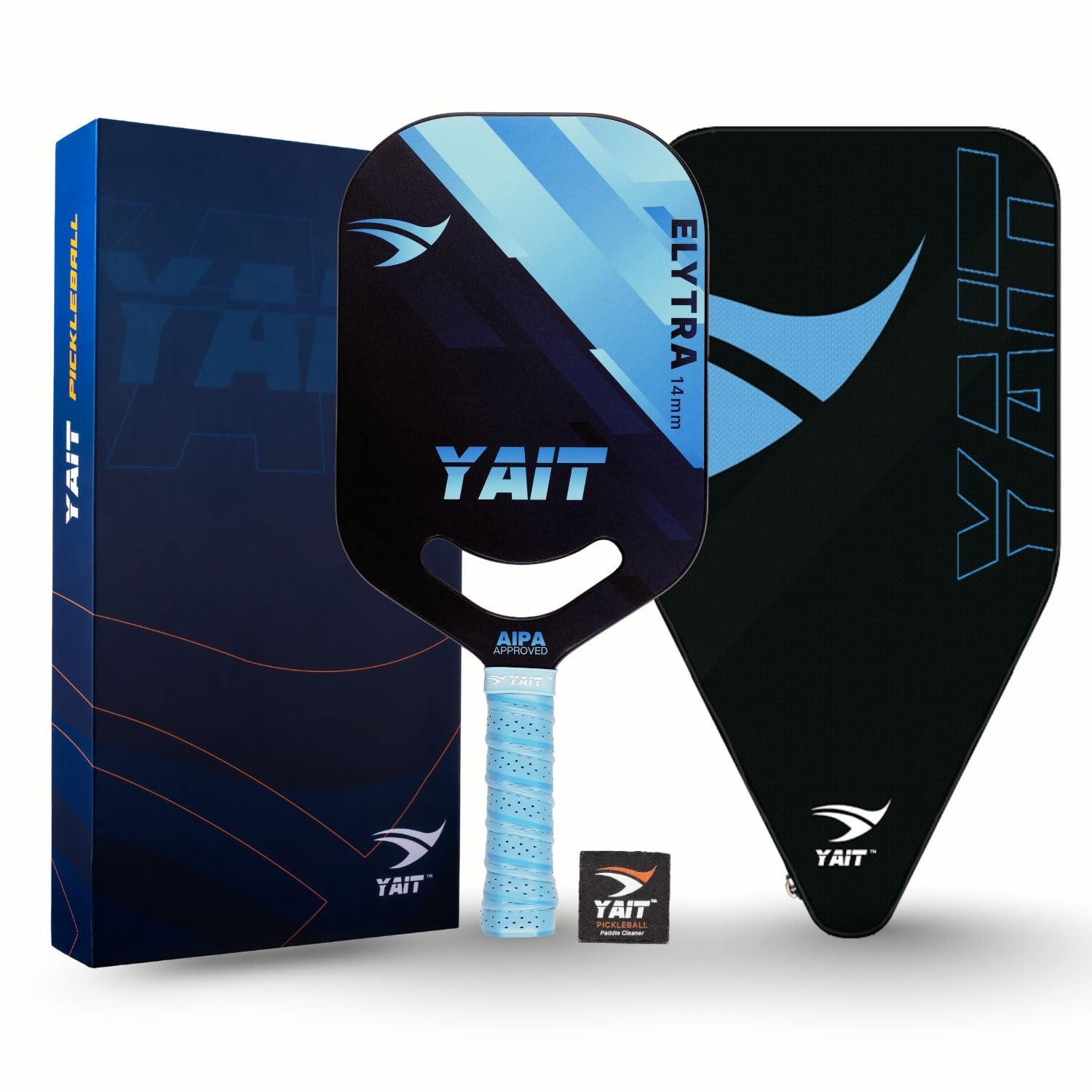 YAIT Sports Elytra Pickleball Paddle | Lightweight 14mm Edgeless Unibody Design | Japanese Toray T700 Carbon | Thermoformed Racket with Throat | Pro-Level Control & Power | AIPA Approved-image-27
