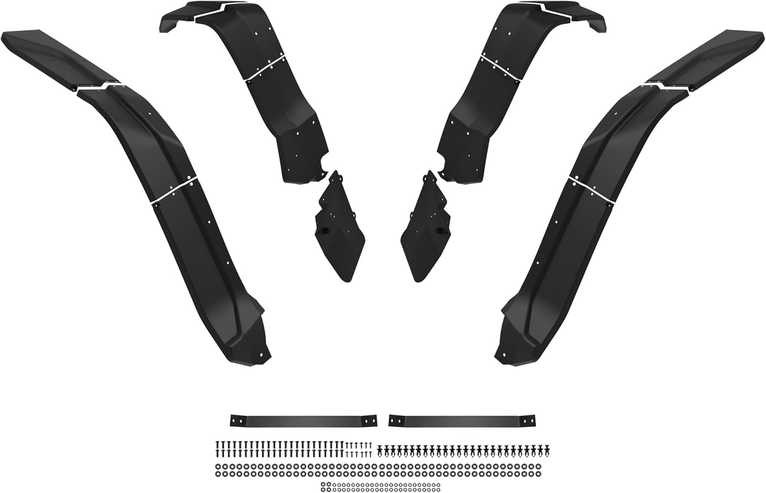 XXL Fender Flares for Honda Talon 1000 2019+, Front Rear Heavy-Duty Extended Mud Flaps Extension Mud Guards for Honda Talon 1000X 1000R 1000X-4 2019-2026 Accessories, Replace #0SF70-HL6-A01