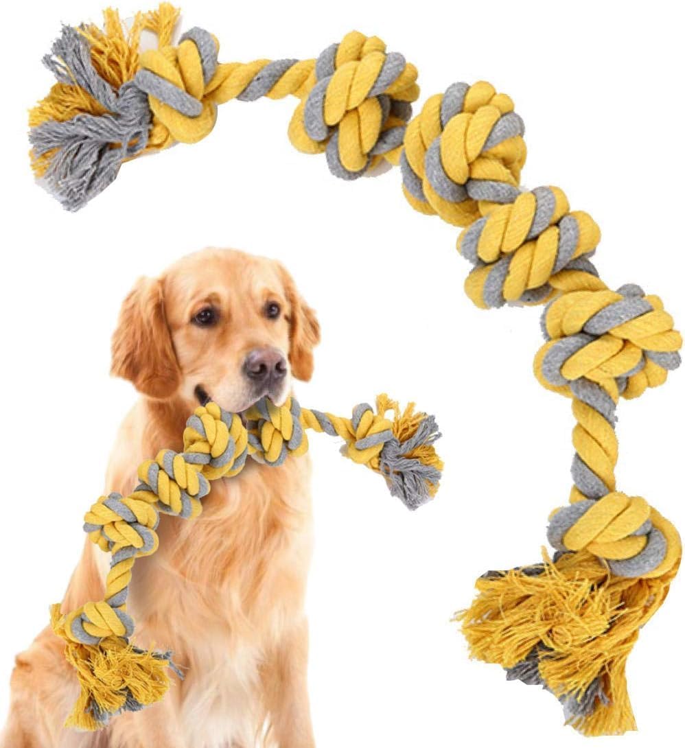 THE DDS STORE Dog Pet Puppy Chew Toys for Teething Boredom Dogs Rope Knot Training Teeth Dogs Treats Toys for Large Breeds (B08WPWSRHW) Amazon Price History, Amazon Price Tracker