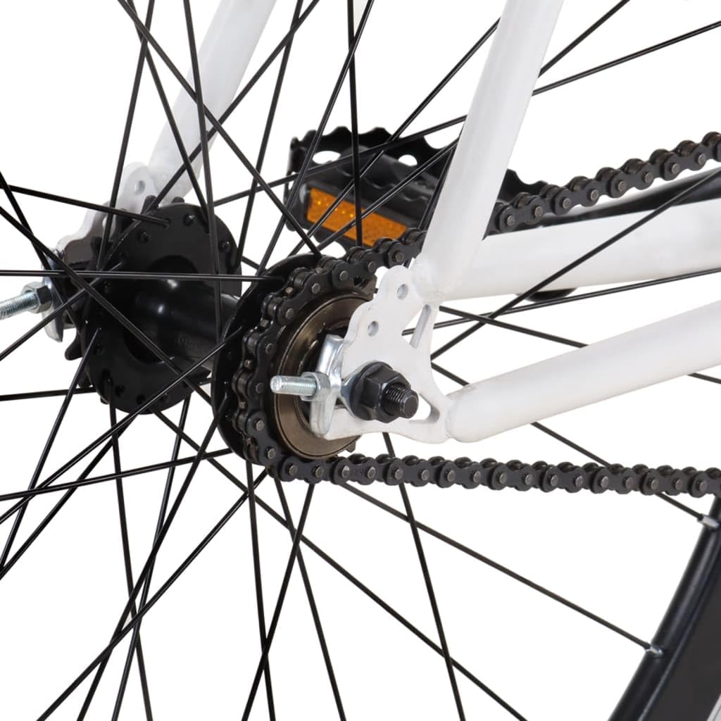 Bicicleta de marcha fija de 700 C, 59 cm, bicicletas negras y azules, bicicleta ligera de carretera de una sola velocidad con buje abatible para conducción urbana